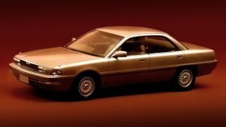 マツダ ペルソナ(ユーノス300) (’88(’89)-’92):インテリアデザインに精力を込めた4ドアHT