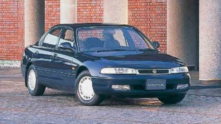 マツダ クロノス/アンフィニ MS-6 (GE ’91-’97):3ナンバーV6となったミディアムセダン