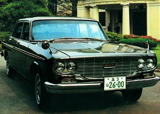 トヨタ クラウンエイト Vg10 1964 1967 国産車で初めてv8エンジンを搭載した高級車 ビークルズ